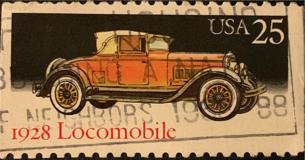 Classic Cars: 1928 Locomobile  stamp collectible - Main Image 2