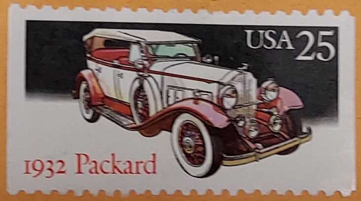 Classic Cars: 1932 Packard  stamp collectible - Main Image 2