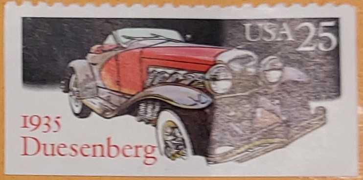 Classic Cars: 1935 Duesenberg  stamp collectible - Main Image 2