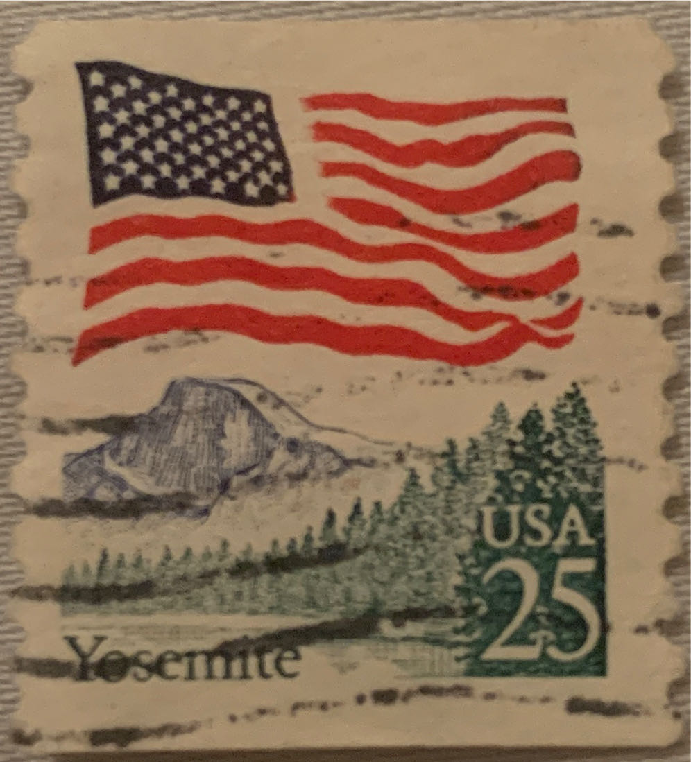 Flag Over Yosemite  stamp collectible - Main Image 2