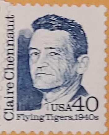 Great American Series: Claire Chennault  stamp collectible - Main Image 2
