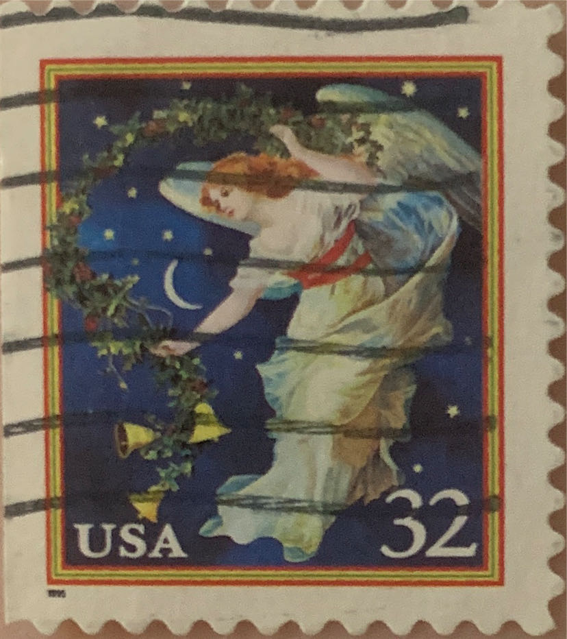 Traditional Christmas: Midnight Angel  stamp collectible - Main Image 2