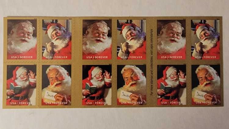 Sparkling Holidays (Santa)  stamp collectible [Barcode 015645682108] - Main Image 3