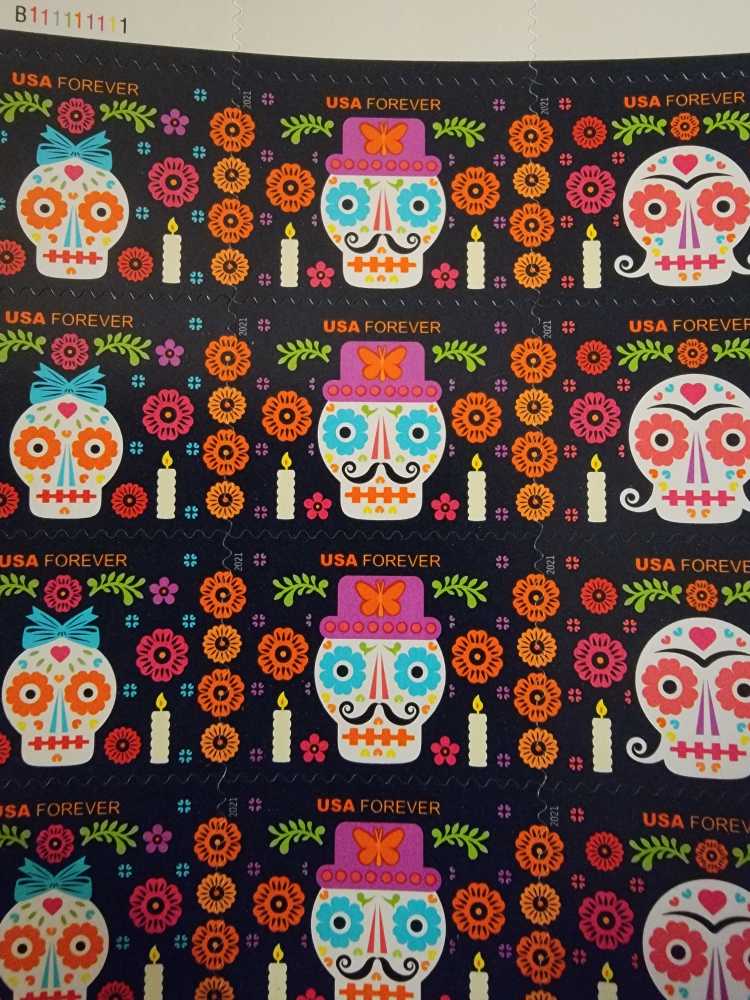 Day Of The Dead  stamp collectible [Barcode 481400] - Main Image 2