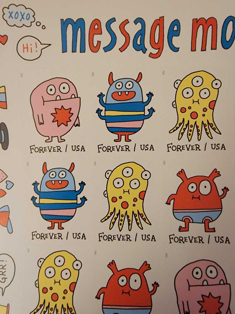 Message Monsters  stamp collectible [Barcode 481300] - Main Image 2