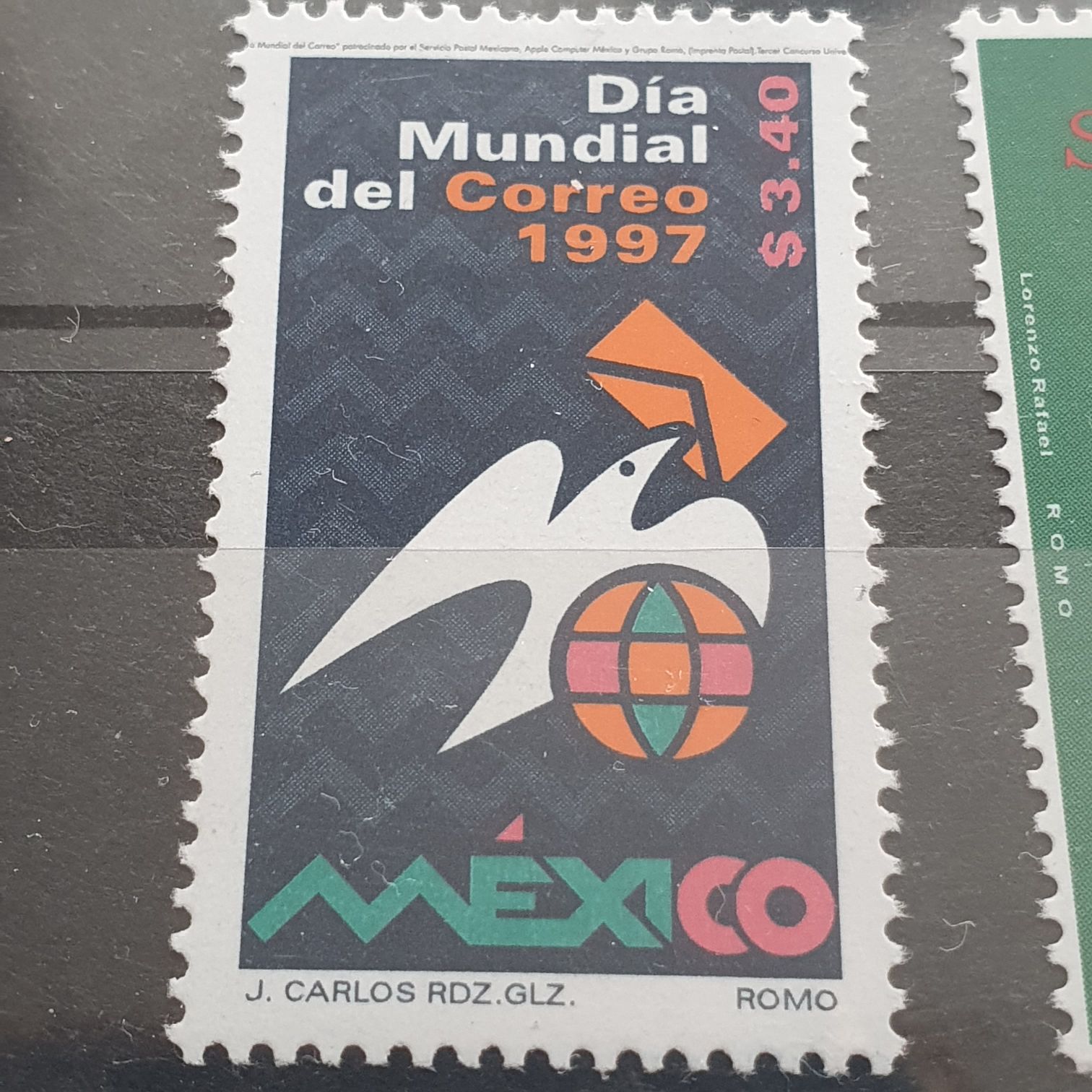 Día Mundial Del Correo  stamp collectible - Main Image 2
