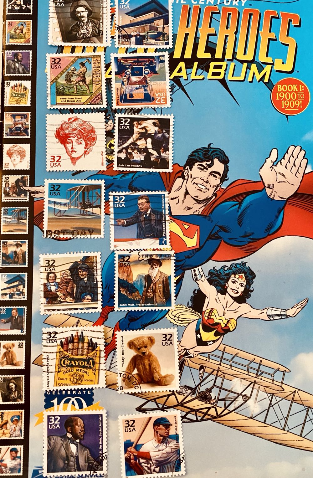 DC Comics Super Heroes Stamps