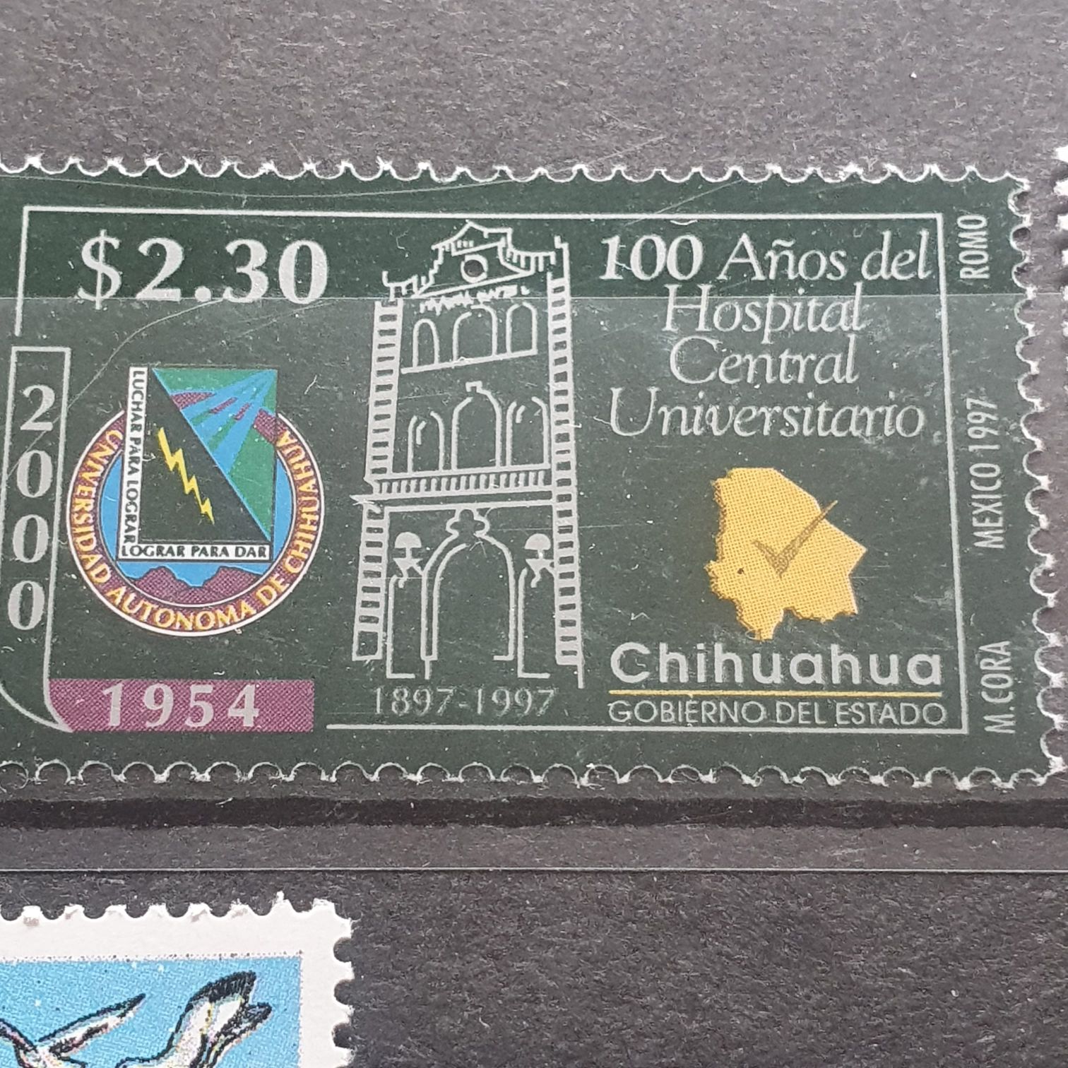 100 Años Del Hospital Central Universitario  stamp collectible - Main Image 2