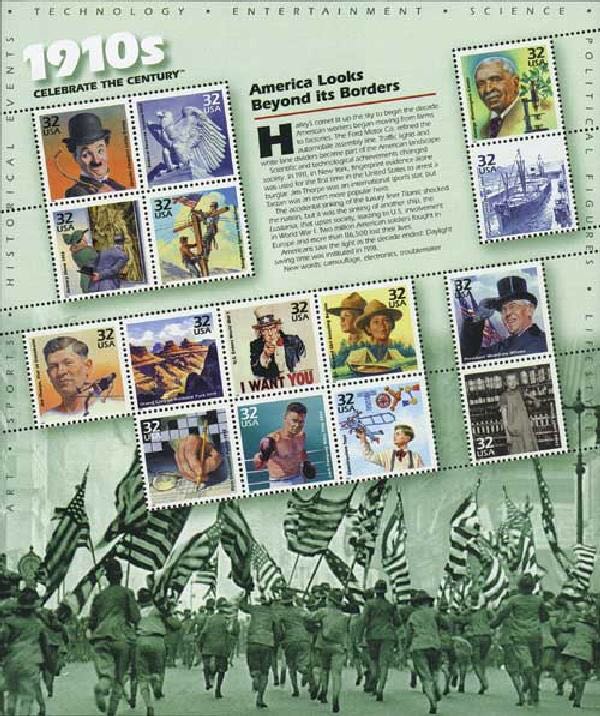 Celebrate The Century: 1910s  stamp collectible - Main Image 2