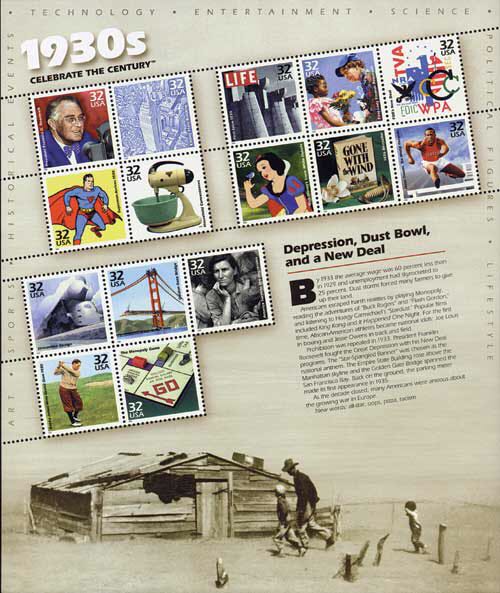 Celebrate the Century: 1930s  stamp collectible - Main Image 2