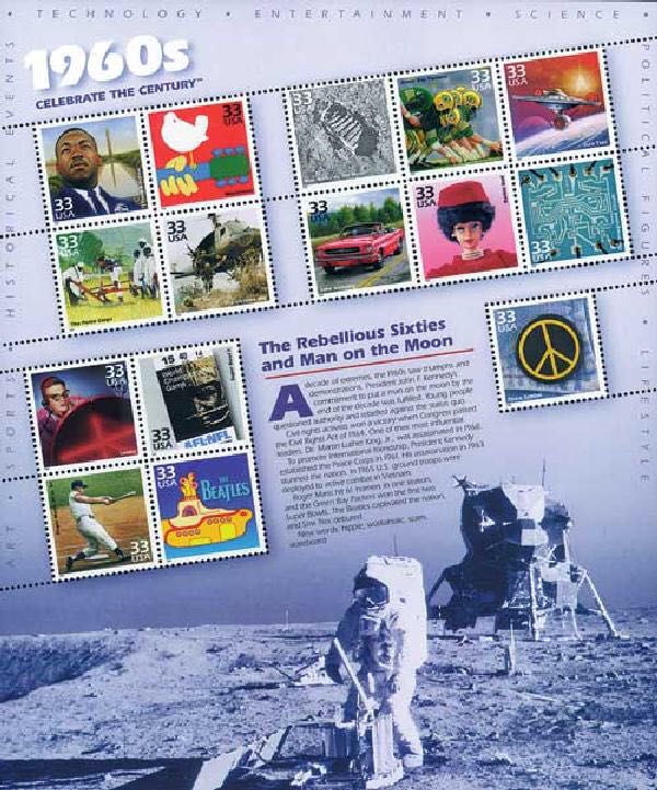Celebrate the Century: 1960s  stamp collectible - Main Image 2