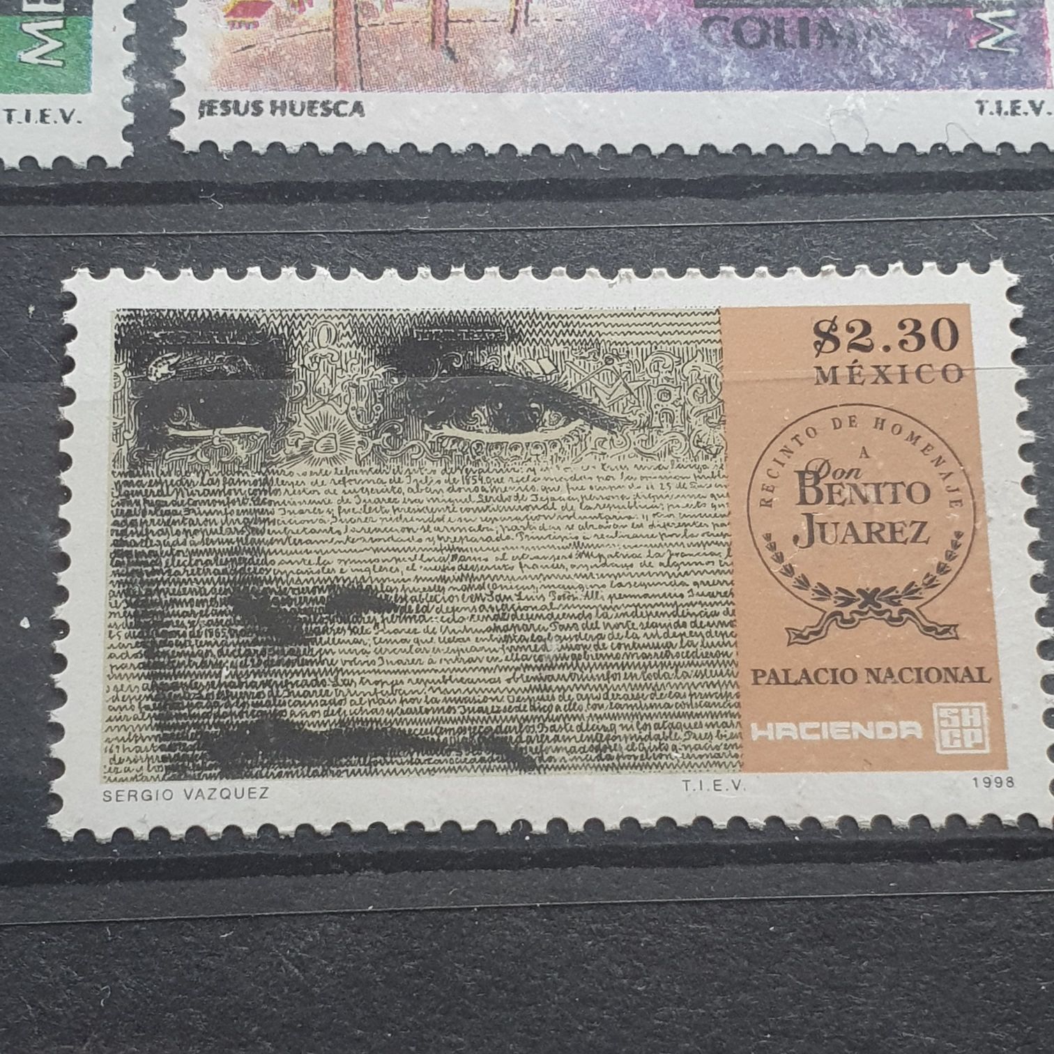 Recinto De Homenaje A Don Benito Juarez  stamp collectible - Main Image 2