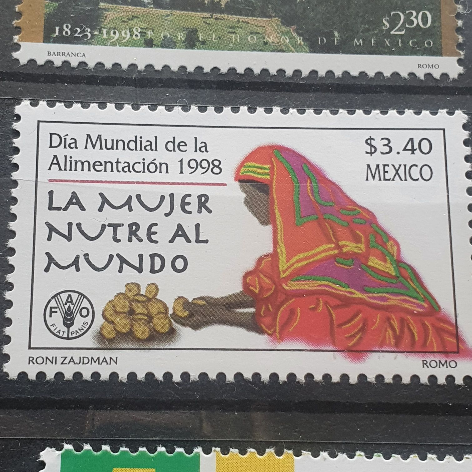 Día Mundial De La Alimentación  stamp collectible - Main Image 2