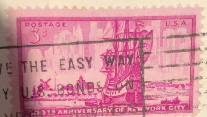 300th Anniversary Of New York  stamp collectible - Main Image 2