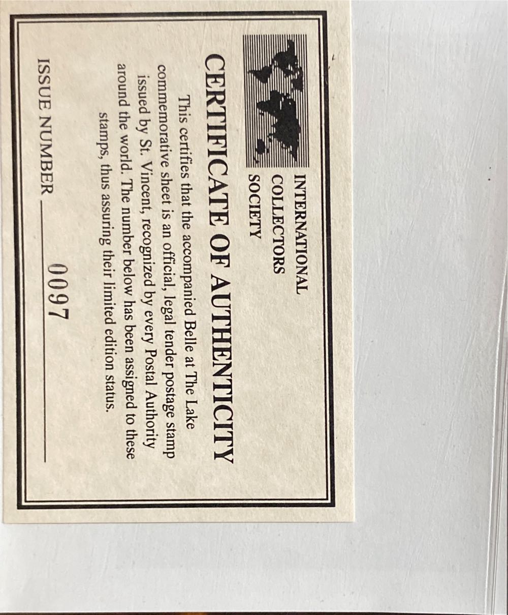 St. Vincent Beauty And The Beast Movie Poster Stamp  stamp collectible - Main Image 2