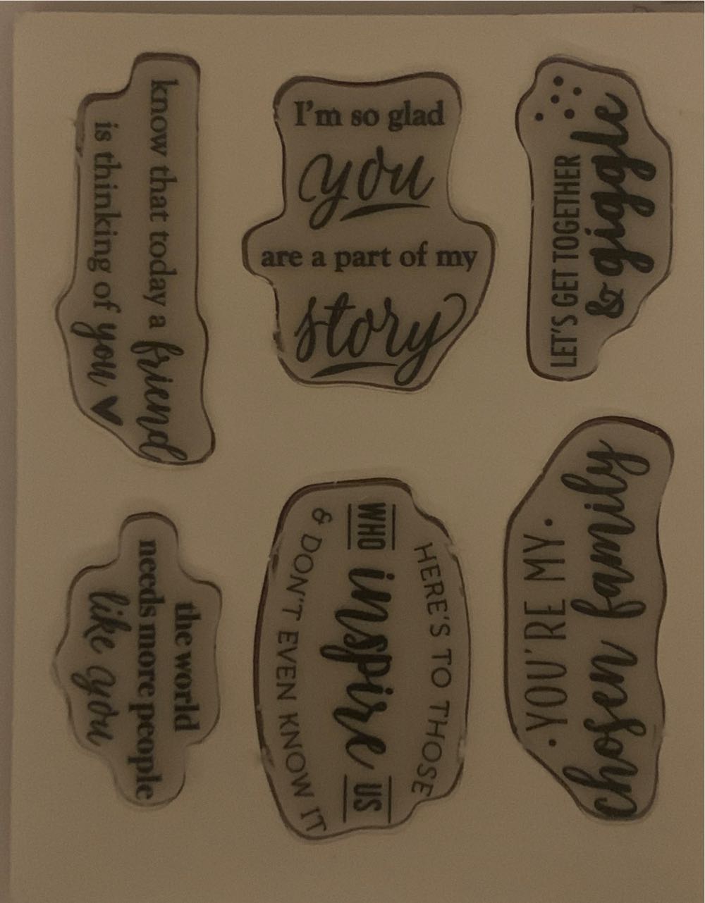 Part of My Story  stamp collectible [Barcode 149719] - Main Image 2