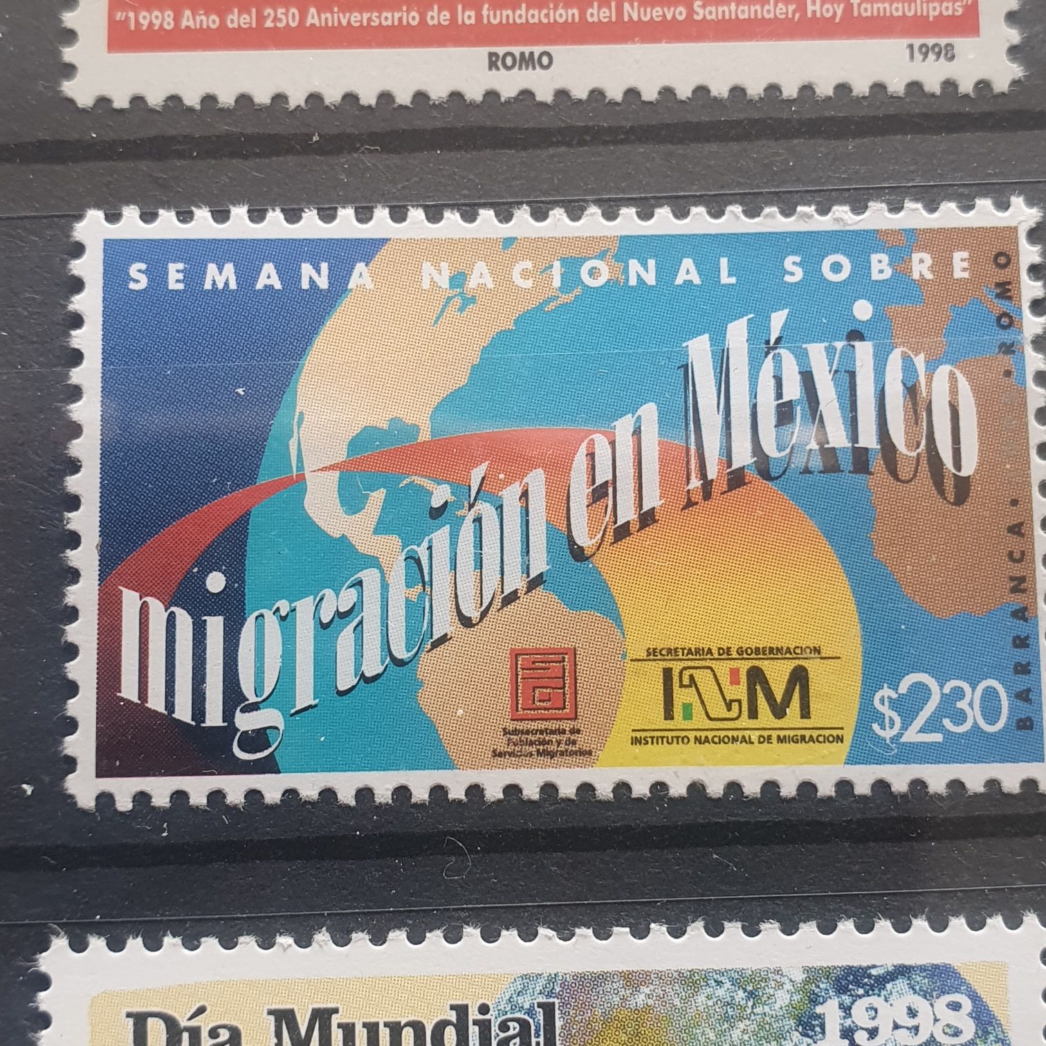 Semana Nacional Sobre La Migración En México  stamp collectible - Main Image 2