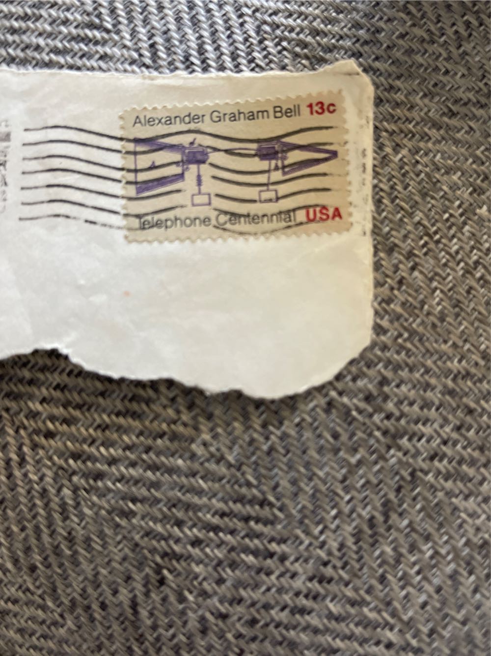 Alexander Graham Bell Telephone Centenial  stamp collectible - Main Image 2