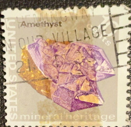Mineral Heritage: Amethyst  stamp collectible - Main Image 2