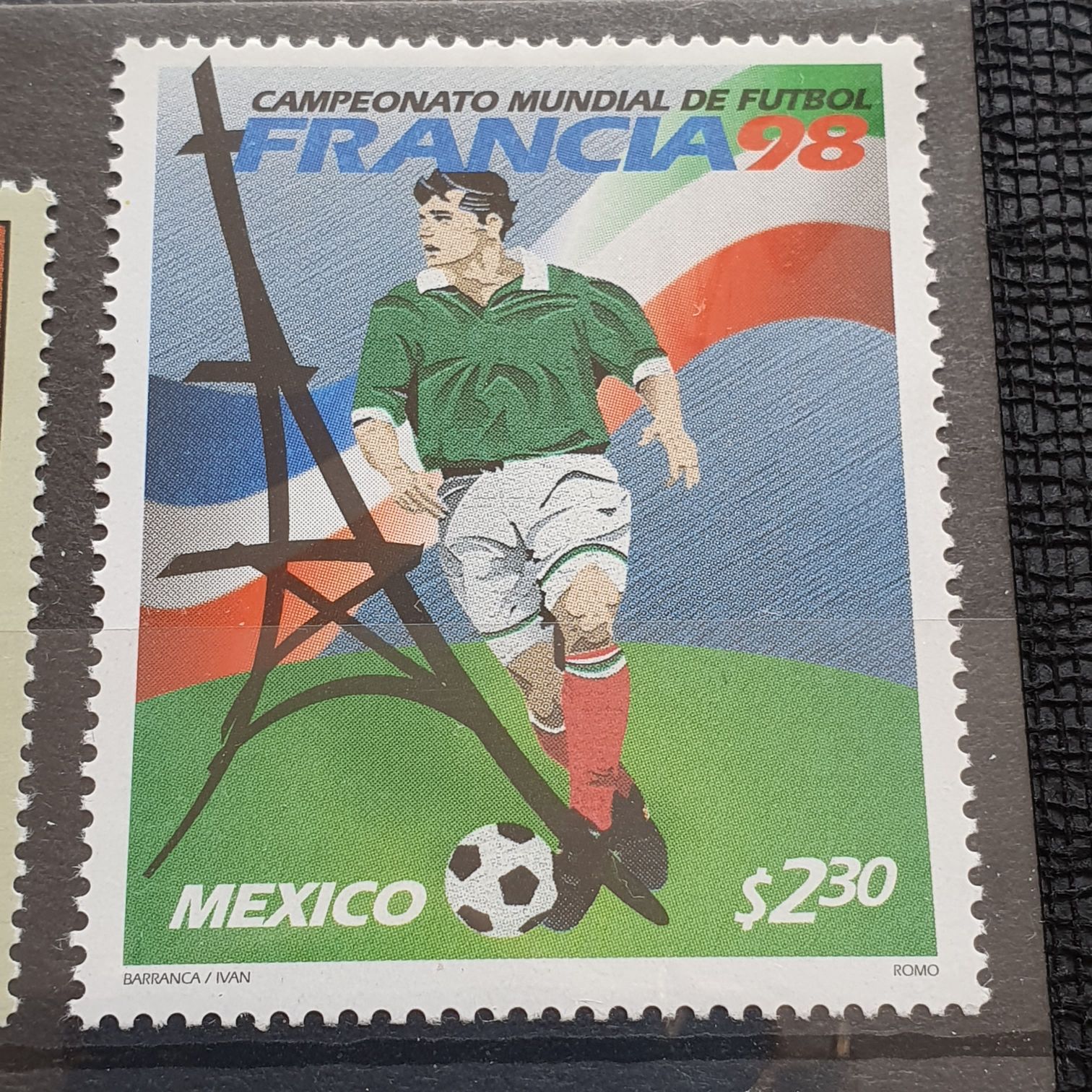 Campeonato Mundial De Fútbol Francia 98  stamp collectible - Main Image 2