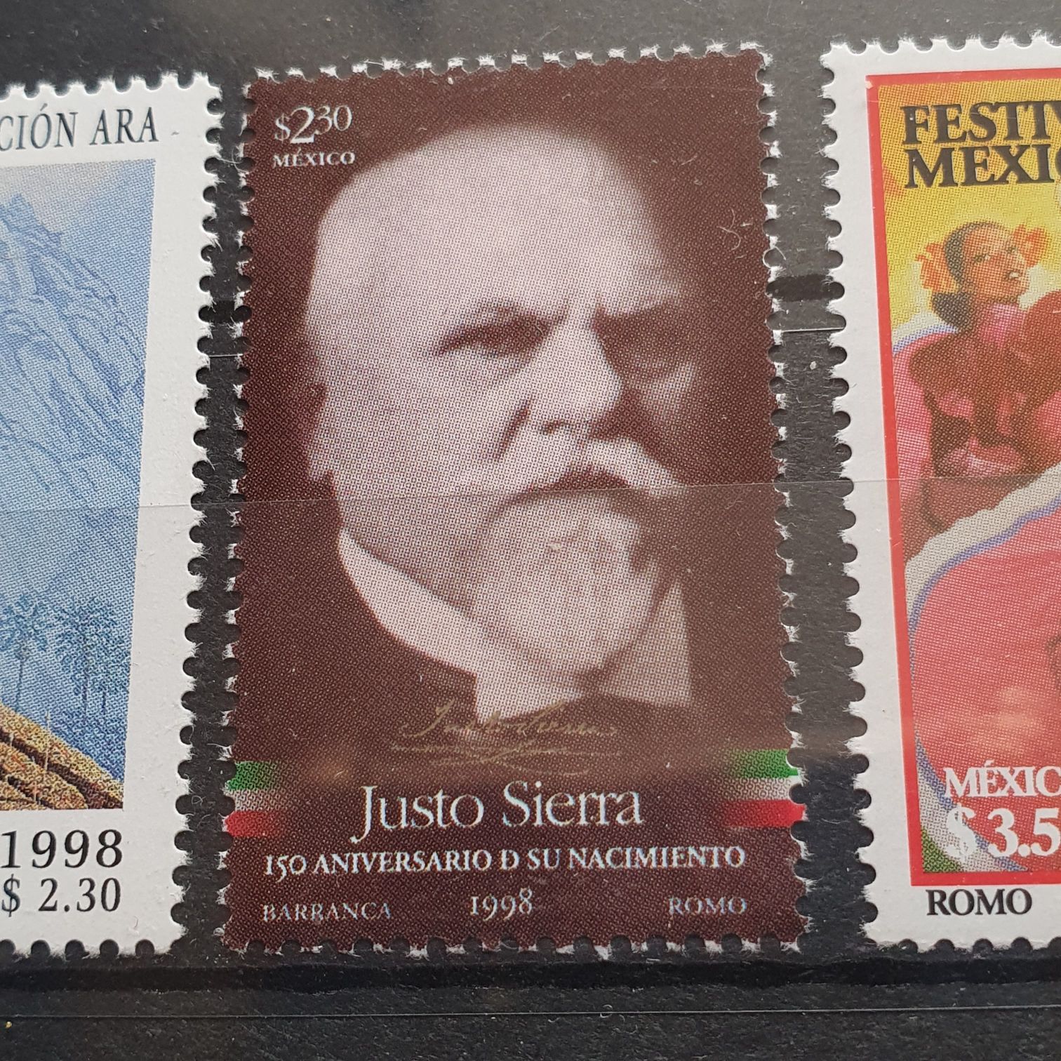Justo Sierra 150 Aniversario De Su Nacimiento  stamp collectible - Main Image 2