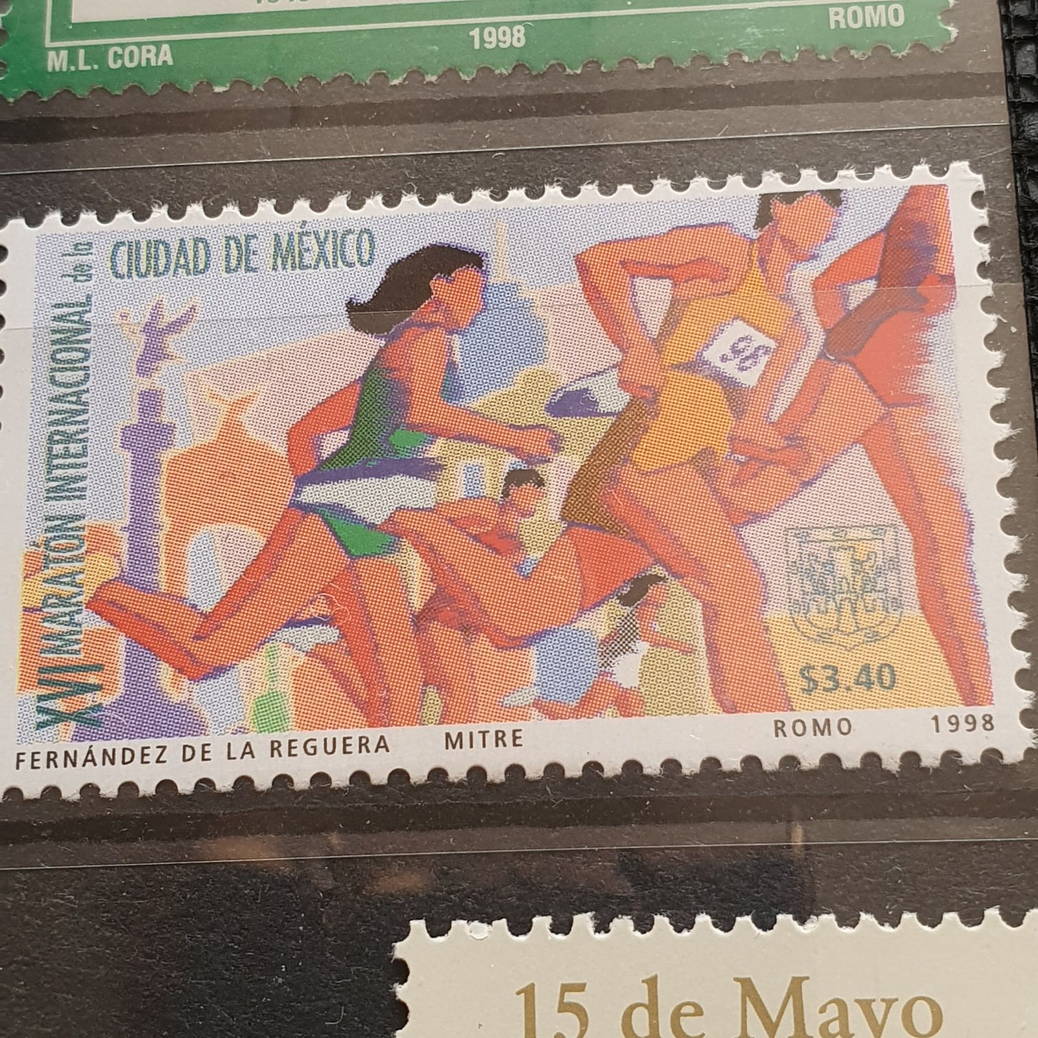 XVI Maratón Internacional De La Ciudad De México  stamp collectible - Main Image 2