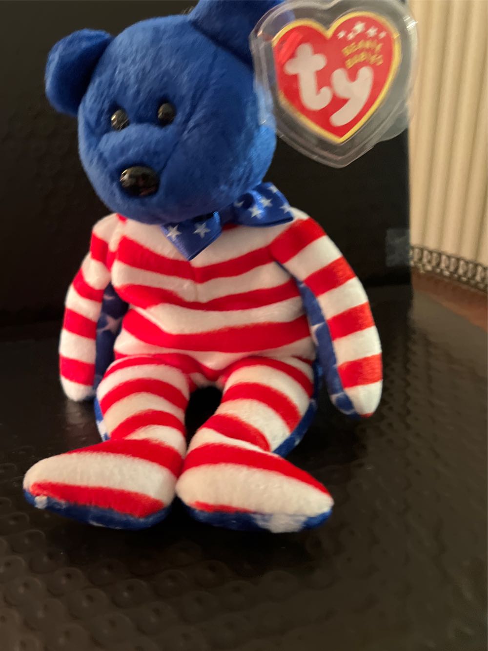 Liberty Rare 2002 Ty Beanie Baby Liberty The Bear Red Head Version 8.5 Inch Mwmt’s  stamp collectible [Barcode 008421045310] - Main Image 2