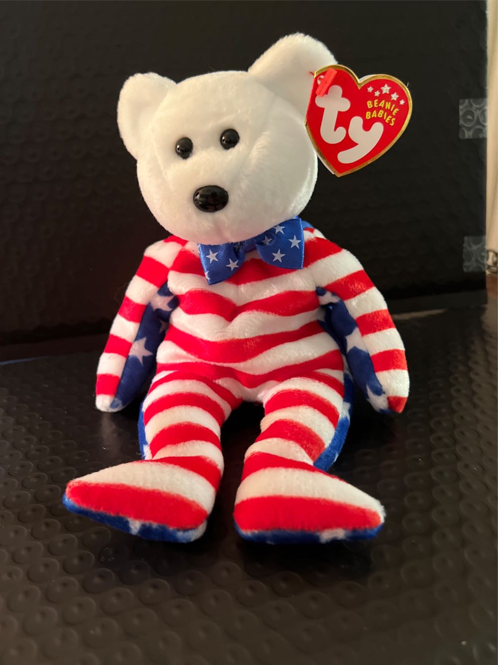 Liberty Rare 2002 Ty Beanie Baby Liberty The Bear Red Head Version 8.5 Inch Mwmt’s  stamp collectible [Barcode 008421045310] - Main Image 3