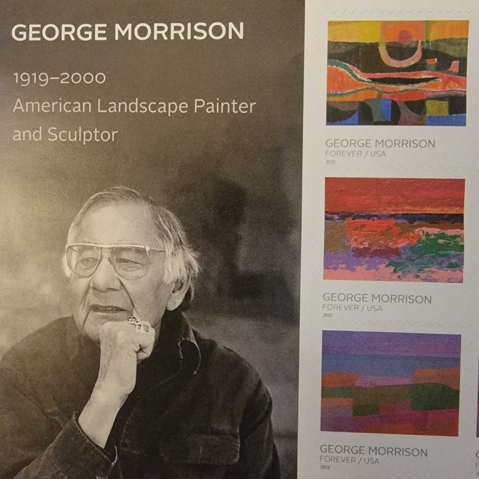 George Morrison   stamp collectible [Barcode 481800] - Main Image 2