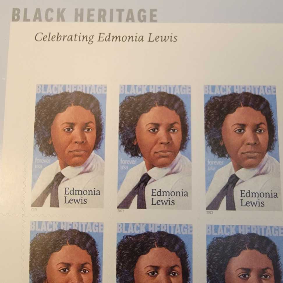 Black Heritage: Edmonia Lewis  stamp collectible [Barcode 481600] - Main Image 2