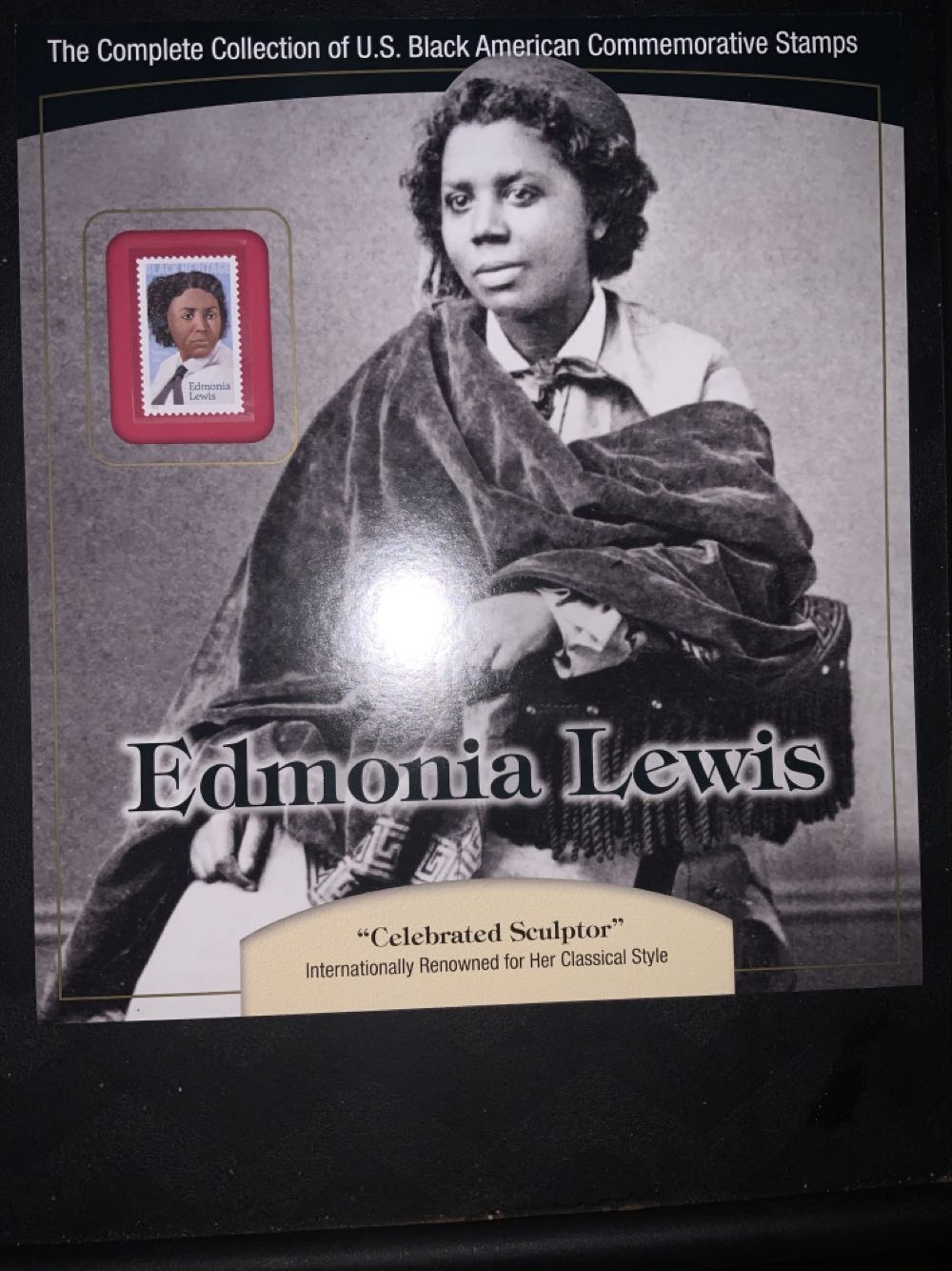 Black Heritage: Edmonia Lewis  stamp collectible [Barcode 481600] - Main Image 3