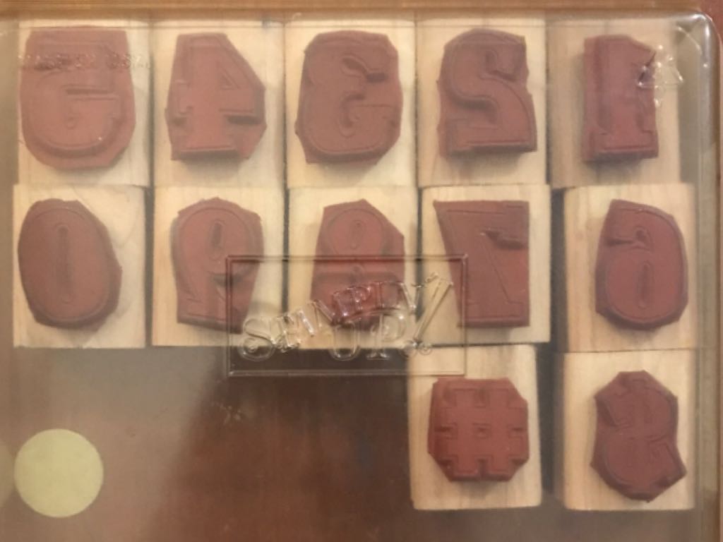 Alphabet Attitude Numbers  stamp collectible - Main Image 2