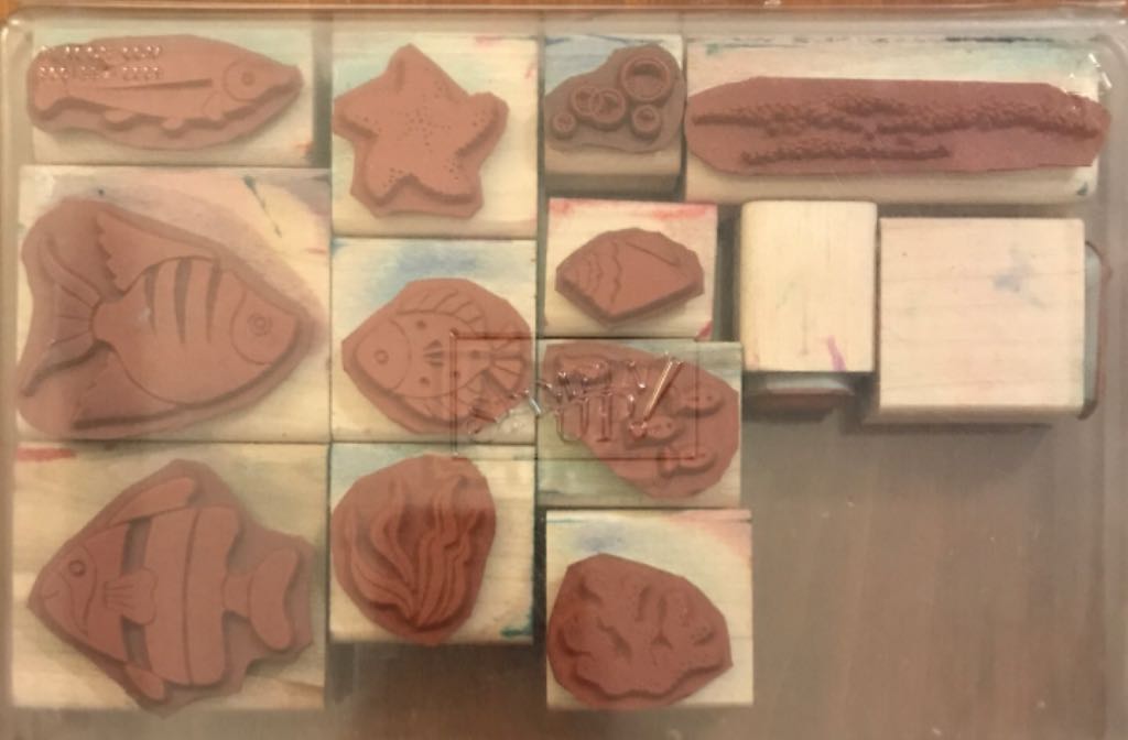 Fish Frolics  stamp collectible - Main Image 2