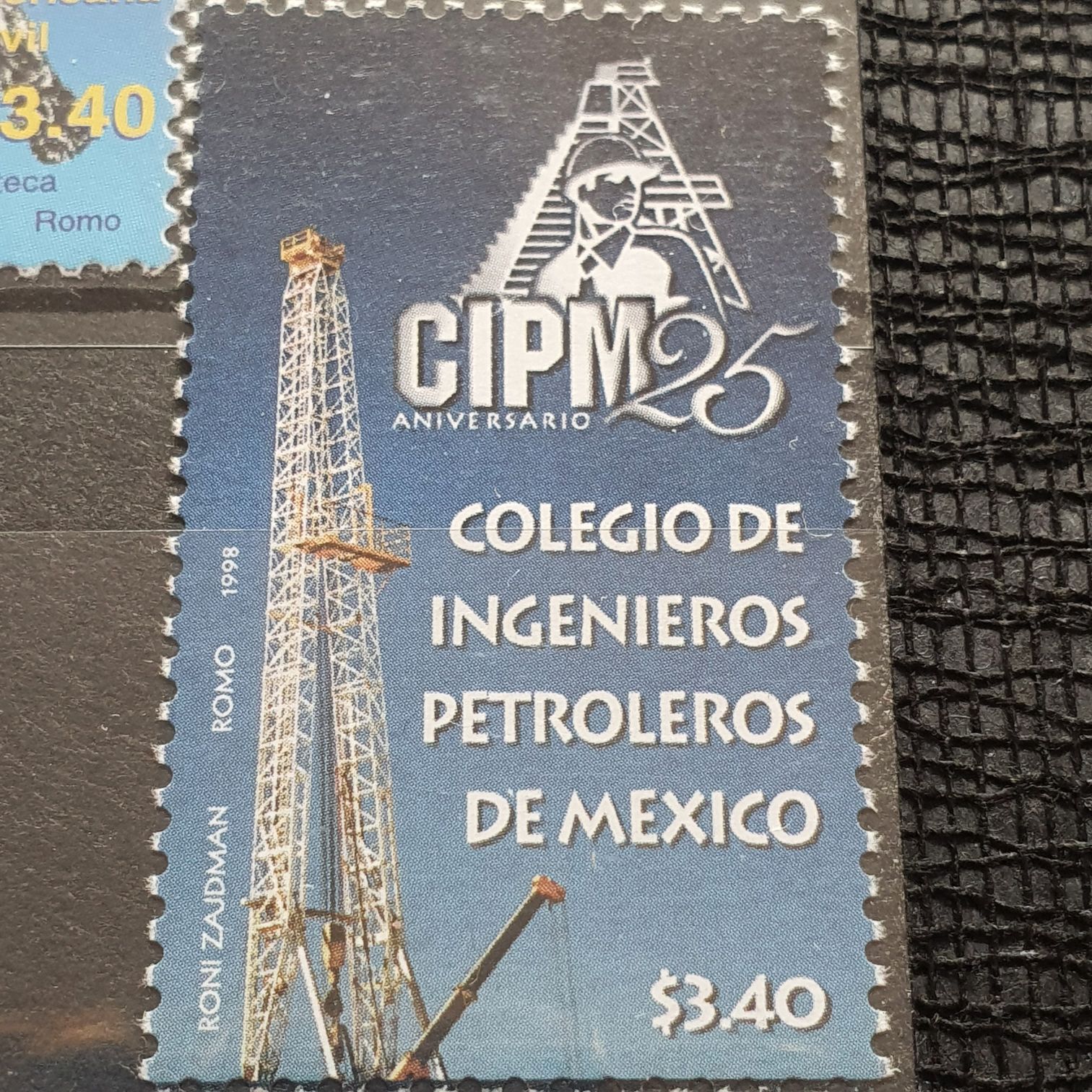 Colegio De Ingenieros Petroleros De México  stamp collectible - Main Image 2