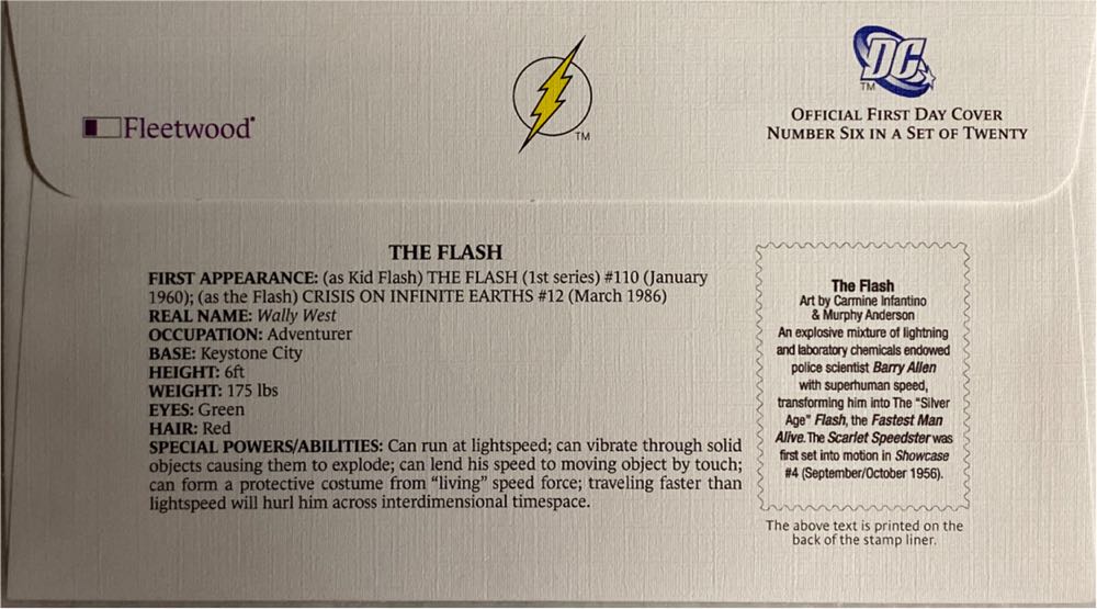 The Flash  stamp collectible - Main Image 3