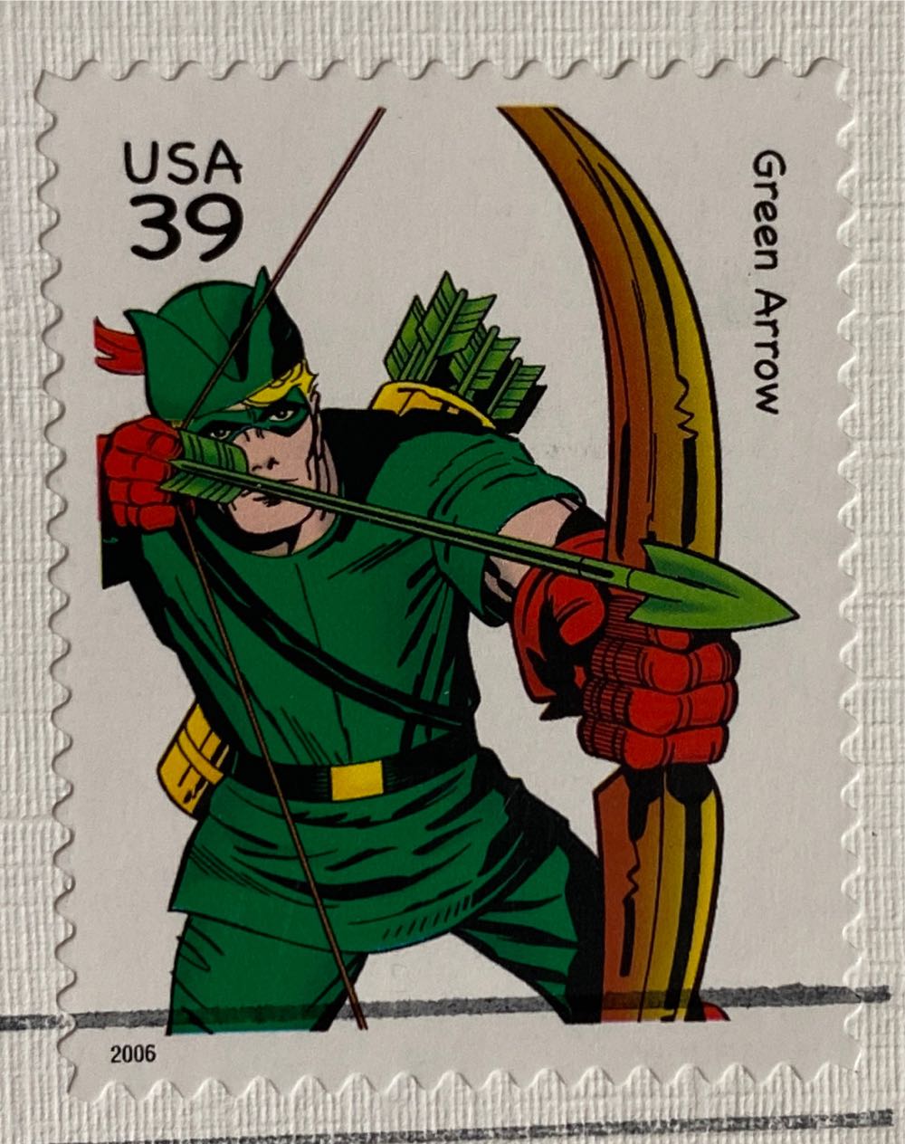 Green Arrow  stamp collectible - Main Image 2