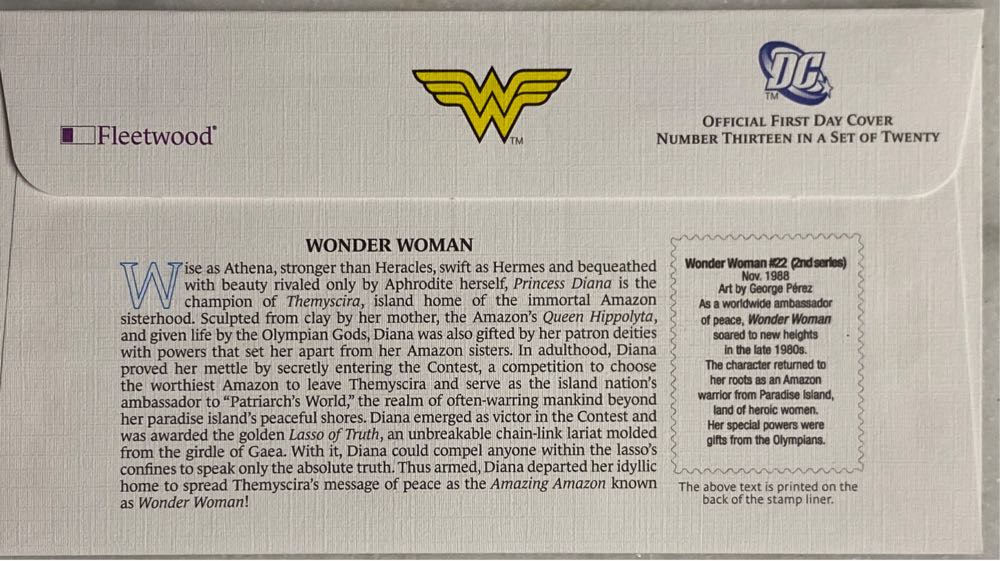 Wonder Woman  stamp collectible - Main Image 3