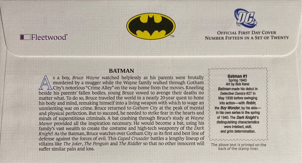Batman  stamp collectible - Main Image 3