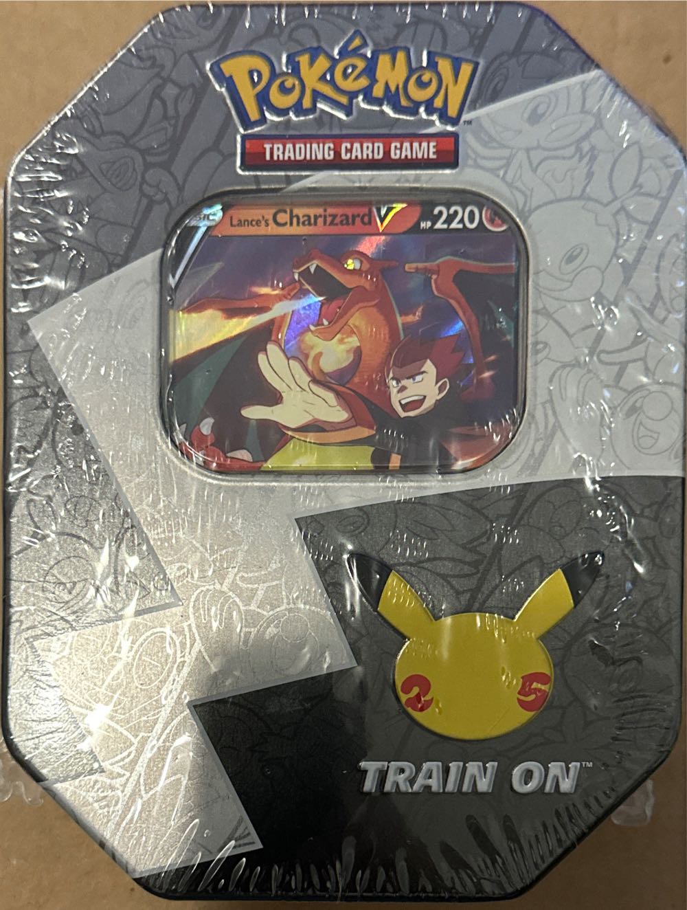 Pokemon Trading Cards 25th Anniversary Tin  stamp collectible [Barcode 820650809880] - Main Image 2