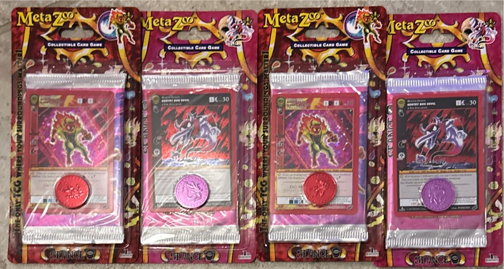 Metazoo Tcg: Seance 1st Edition Blister Pack Art 4 Blister Packs Sealed  stamp collectible [Barcode 196852996650] - Main Image 2