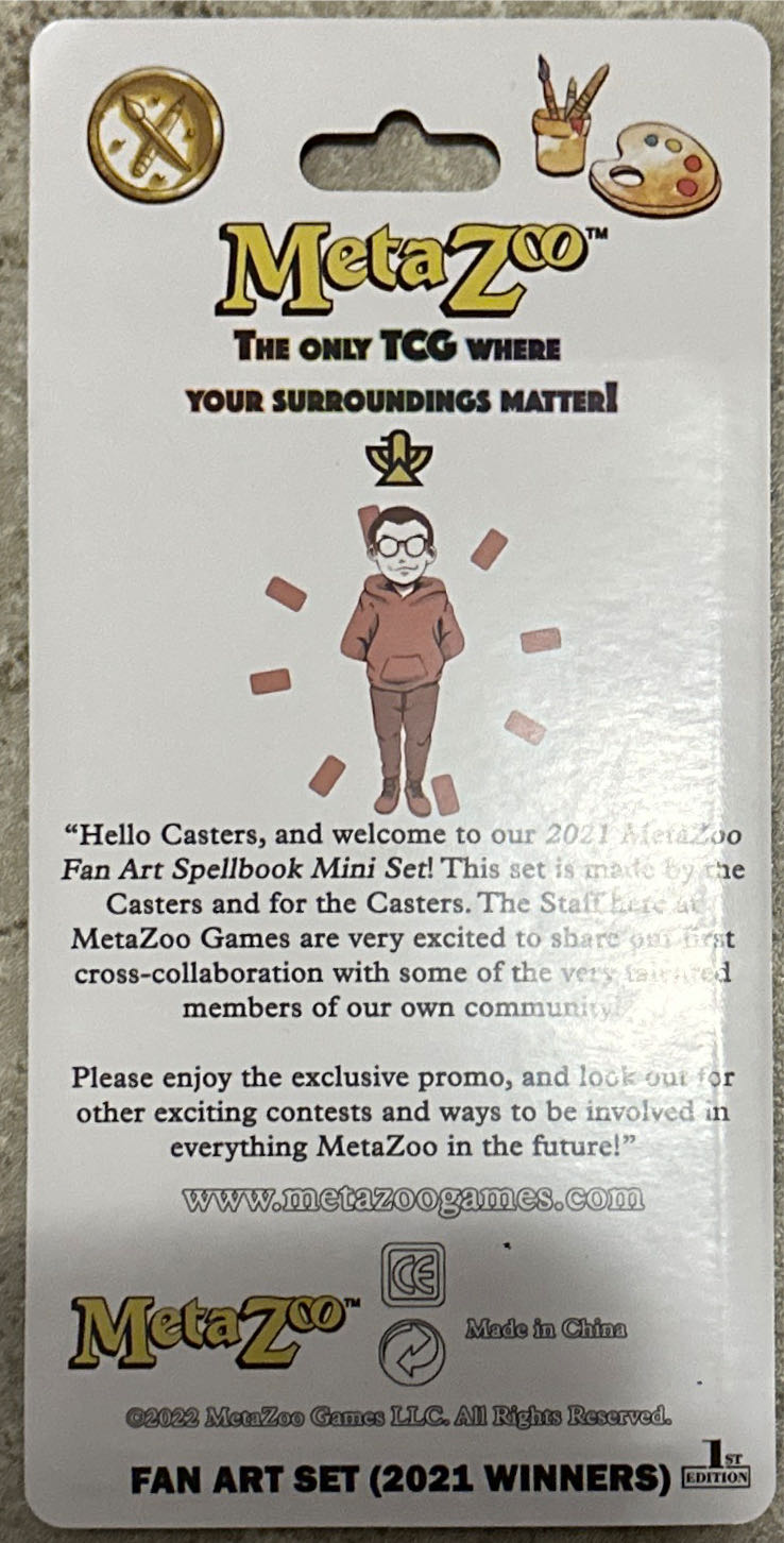 Metazoo Fan Art Blister Pack 1st Edition 2021 Winners Factory Sealed   stamp collectible - Main Image 2