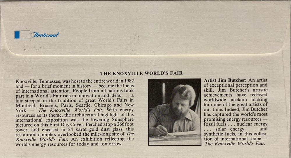 Knoxville World’s Fair  stamp collectible - Main Image 3