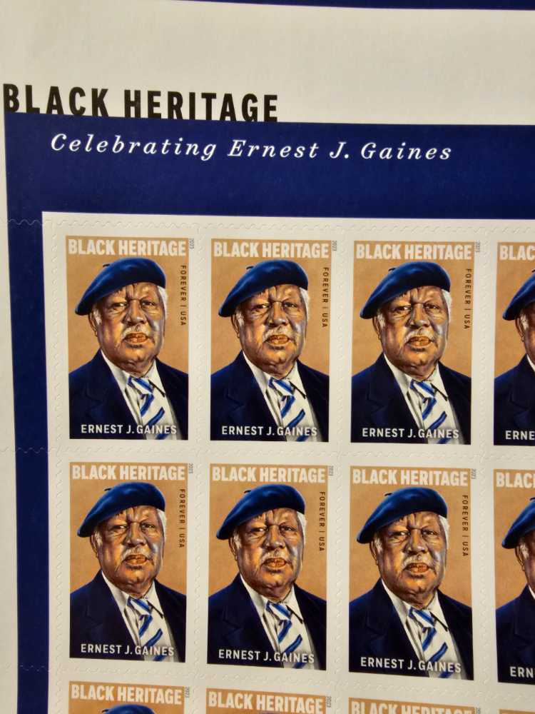 Black Heritage: Ernest J. Gaines  stamp collectible [Barcode 482900] - Main Image 2
