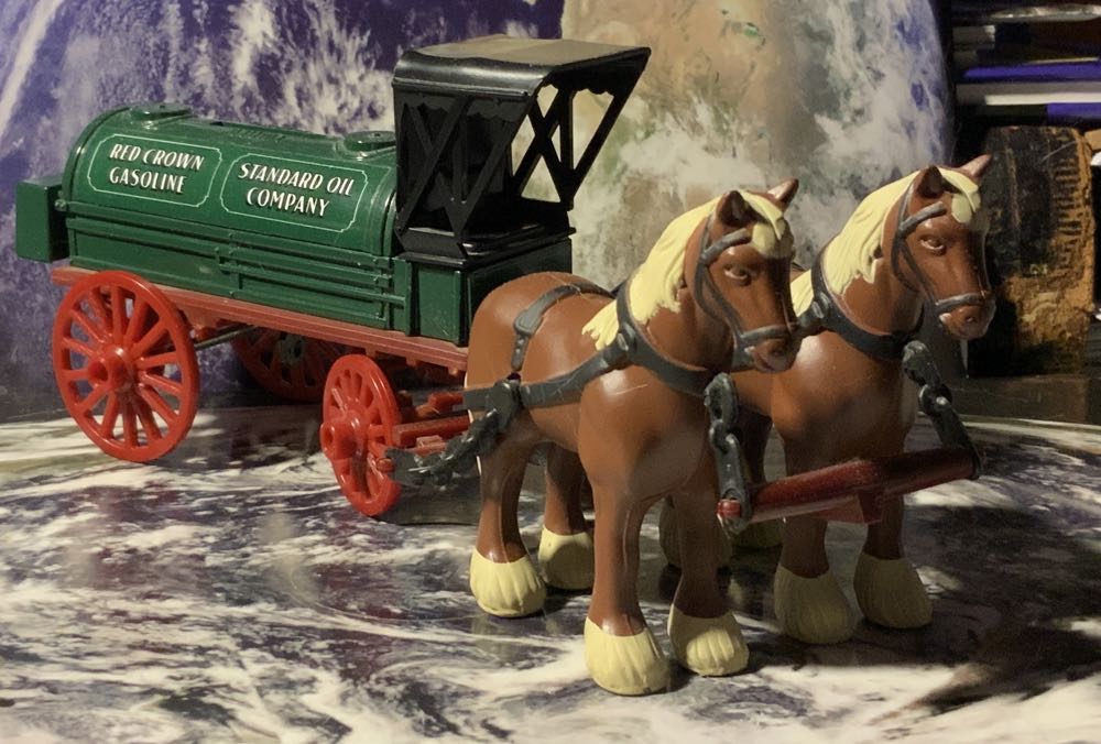 Standard Oil Red Crown ERTL Team Horse Draen Tanker  stamp collectible - Main Image 2