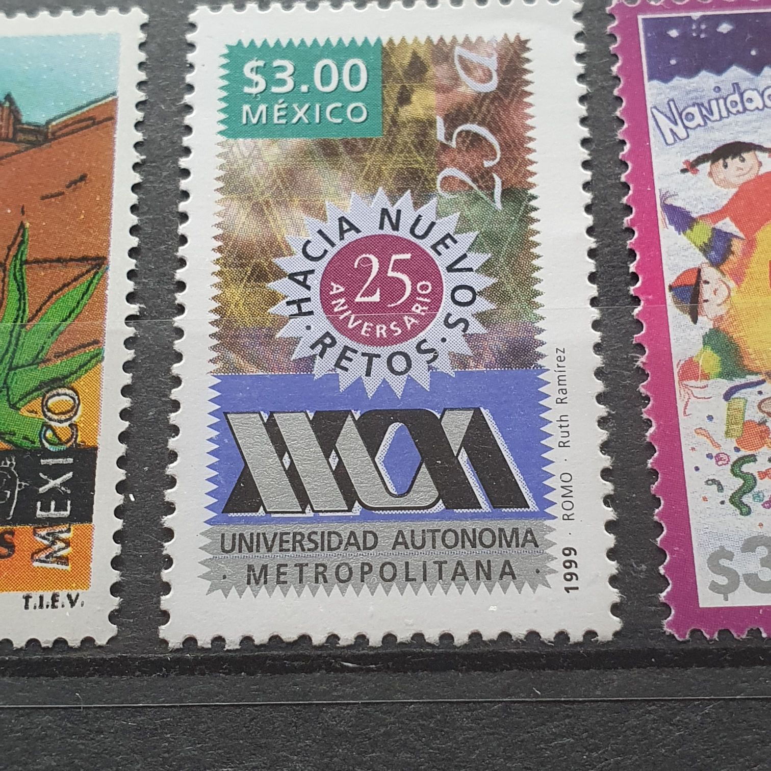 25 aniversario Universidad Autonoma metropolitana  stamp collectible - Main Image 2