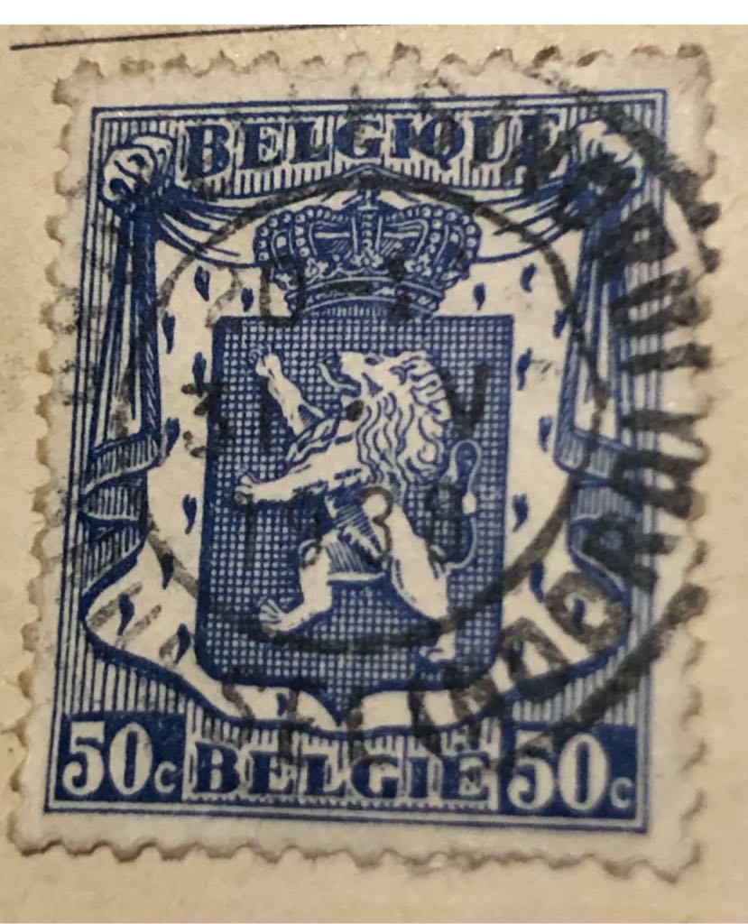 Spain State Coat Of Arms Stamp