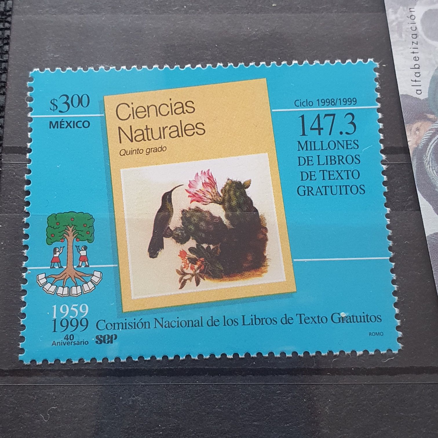147.3 Millones De Libros De Textos Gratuitos  stamp collectible - Main Image 2