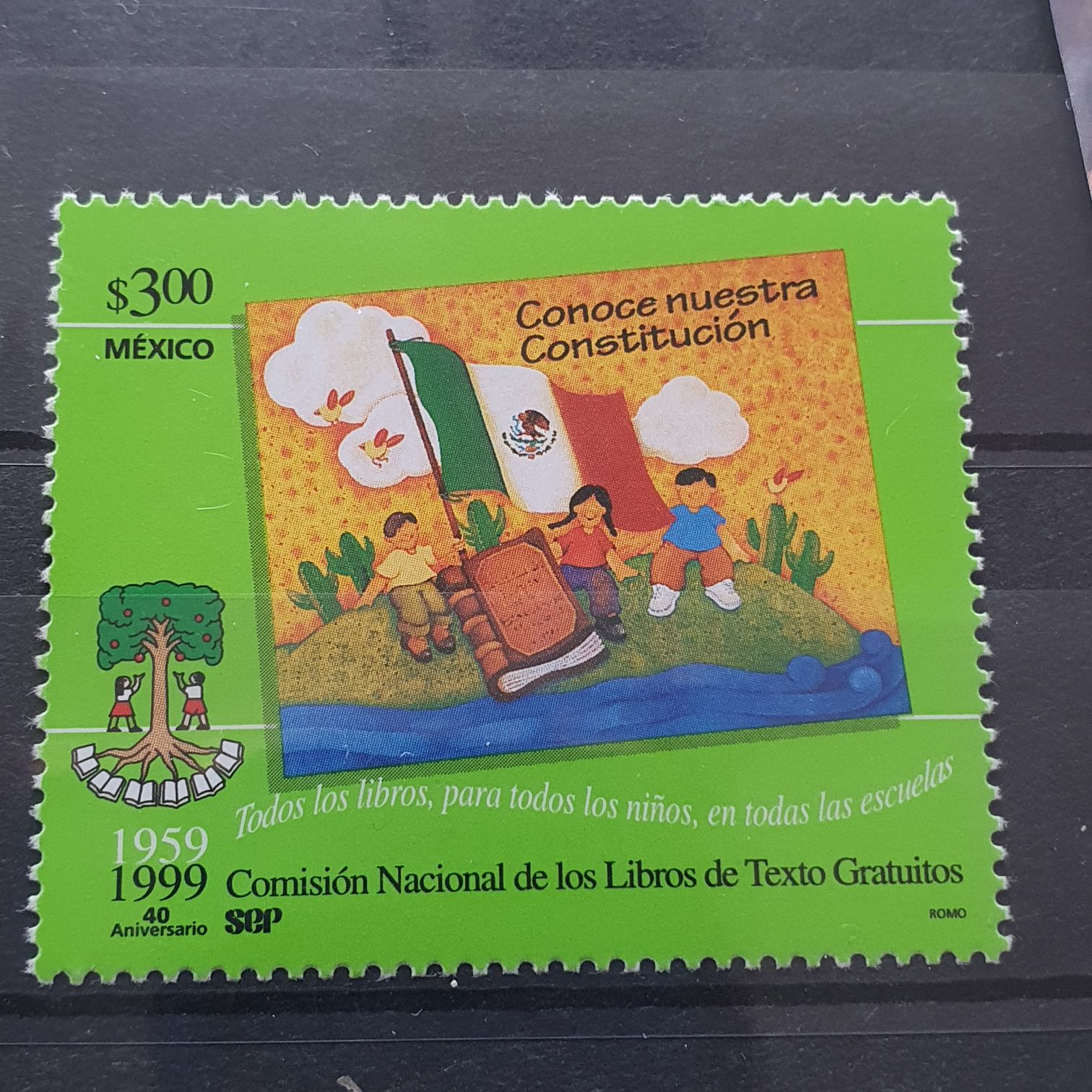 Comisión Nacional De Los Libros De Textos Gratuitos  stamp collectible - Main Image 2