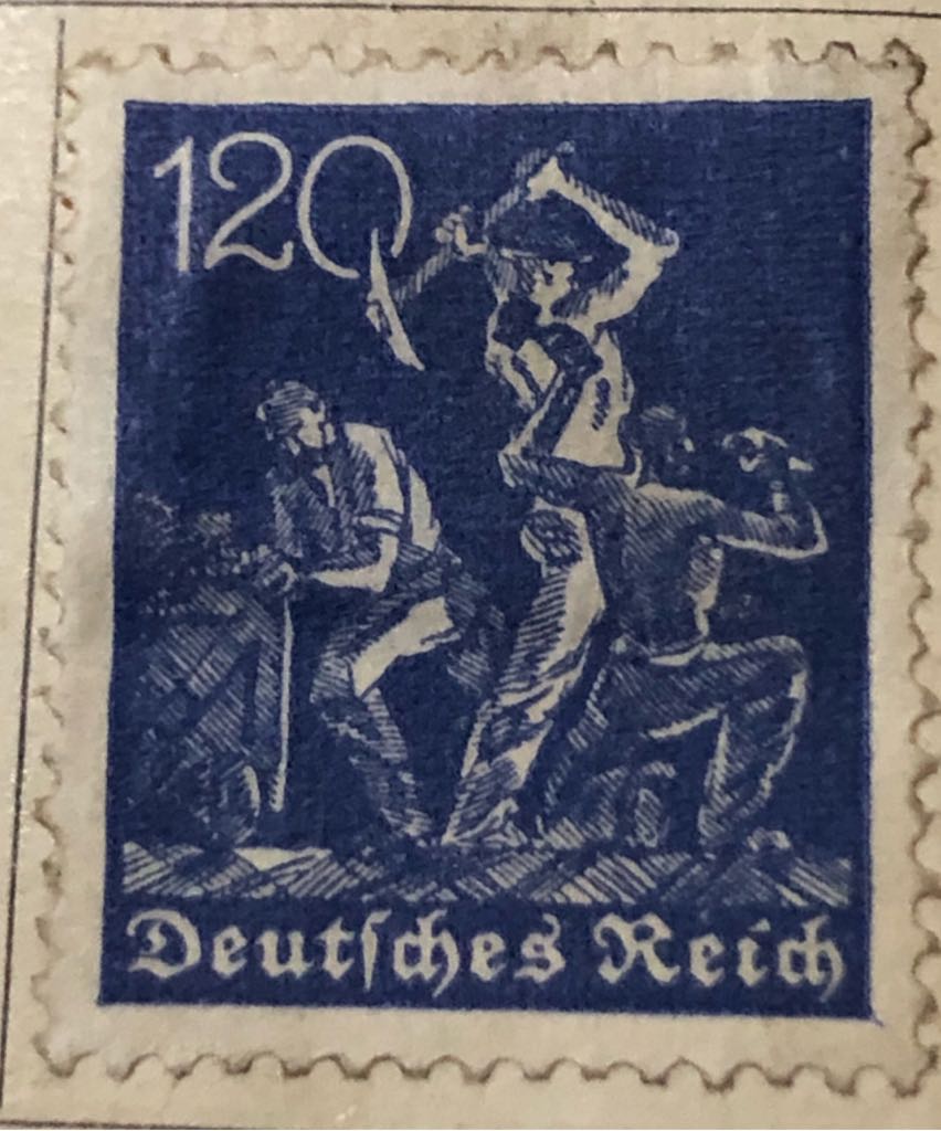 10 Pfennig Post Horn 1951