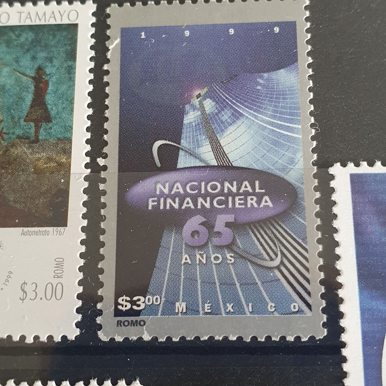 65 Años Nacional Financiera  stamp collectible - Main Image 2